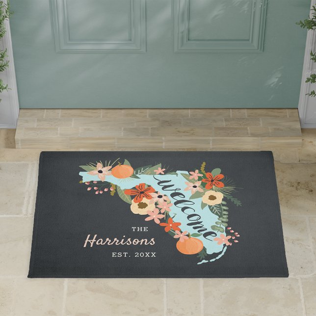 Personalised Florida Home State Welcome Doormat (Creator Uploaded)