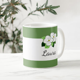 Personalised Flower Coffee Mugs