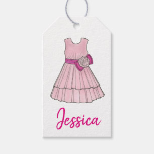 Personalised Flower Girl Wedding Party Gift Tag