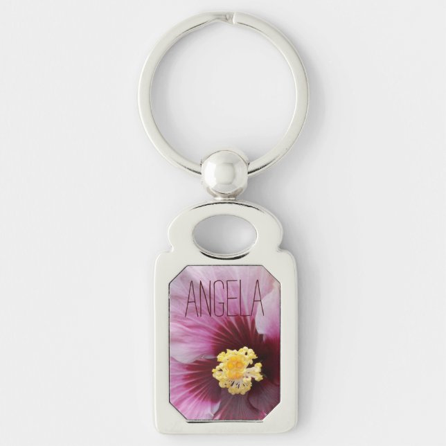 Personalised Flower Keychain (Front)