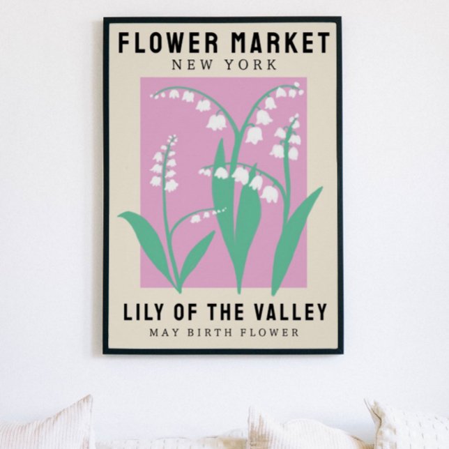 Personalised Flower Market Birth flower Art Print (Creator Uploaded)