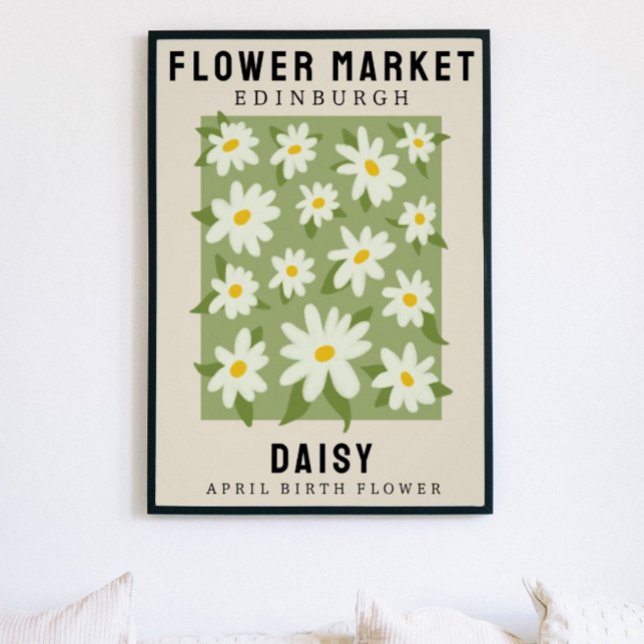 Personalised Flower Market Birth flower Art Print (Creator Uploaded)