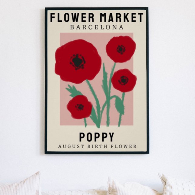 Personalised Flower Market Birth flower Art Print (Creator Uploaded)