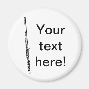 Personalised Flute Magnet