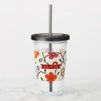 Personalised Folk Scandi Boho Vintage Floral