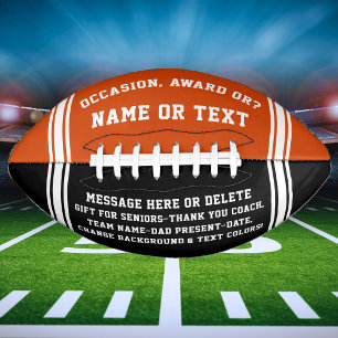 Personalised Football Ball. CHANGE COLORS