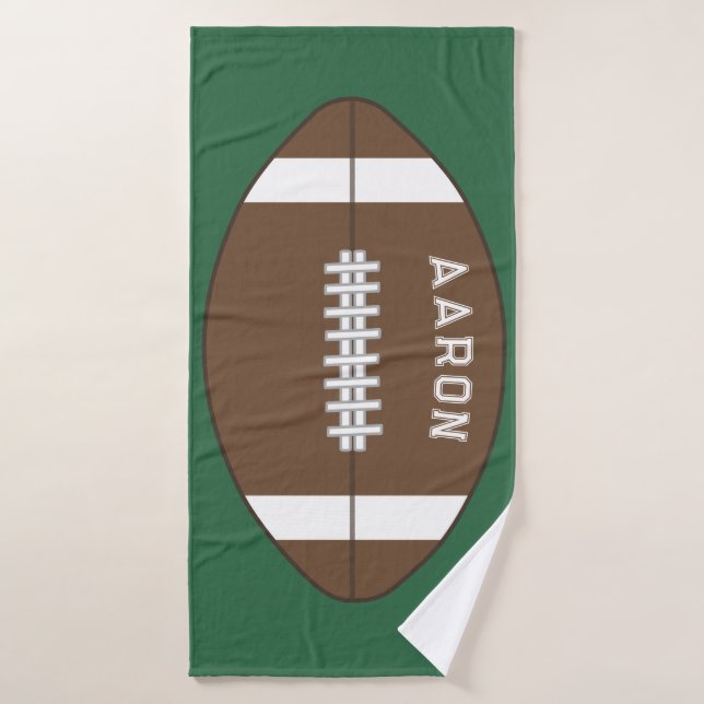 Personalised Football Bath Towel  (Bath Towel)