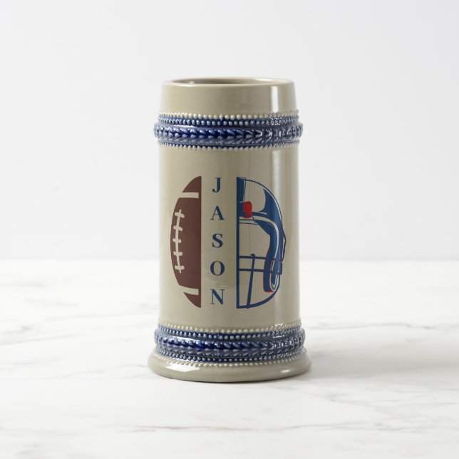 Personalised Football Beer Stein (Center)