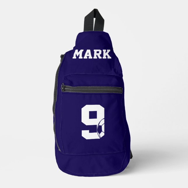 Personalised Football Boot Sling Bag (Front)
