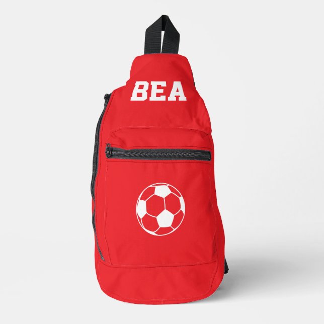 Personalised Football Boot Sling Bag (Front)
