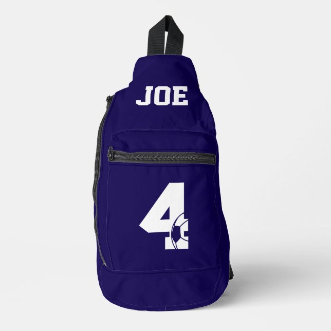 Personalised Football Boot Sling Bag (Front)