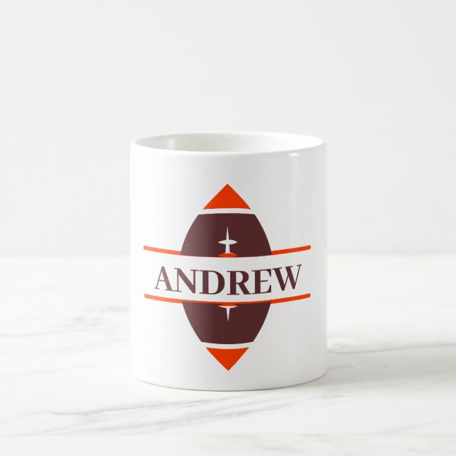 Personalised Football Classic Mug (Center)