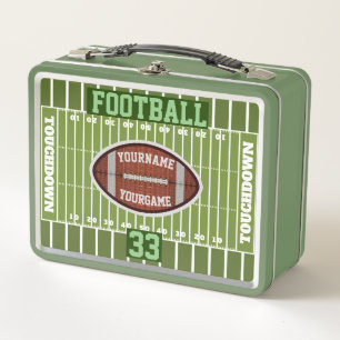 Personalised Football Classics On-Field Lunchbox