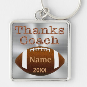 Personalised Football Coach Keychains NAME, YEAR