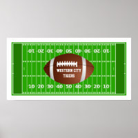 Personalised Football Field Team Custom Name
