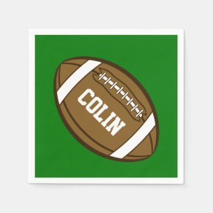 Personalised Football for Boys who love Sports Napkin