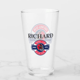 Personalised Football Glass