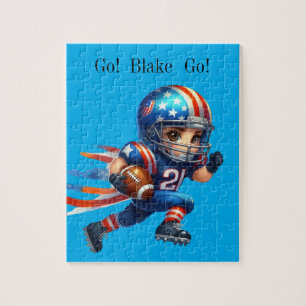 Personalised football jigsaw puzzle