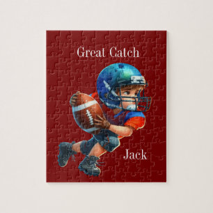 Personalised football jigsaw puzzle