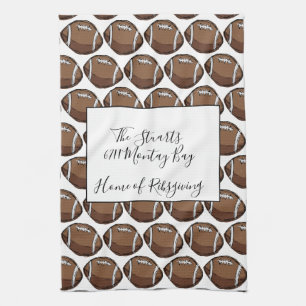 Personalised Football Kitchen Towel