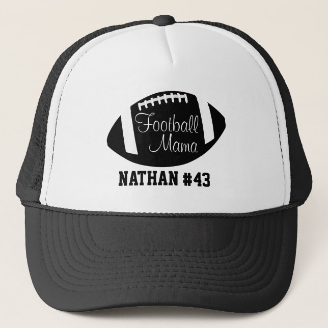 Personalised Football Mama Trucker Hat (Front)