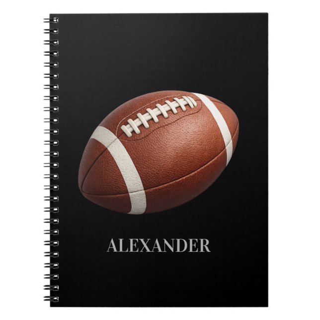 Personalised football notebook Design for kids  (Front)