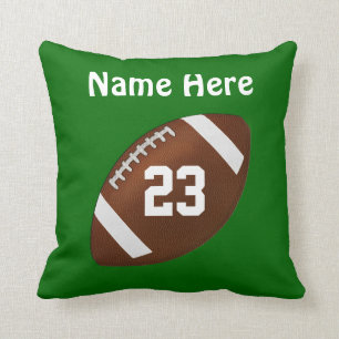 Personalised Football Pillow CHANGE COLOR and TEXT