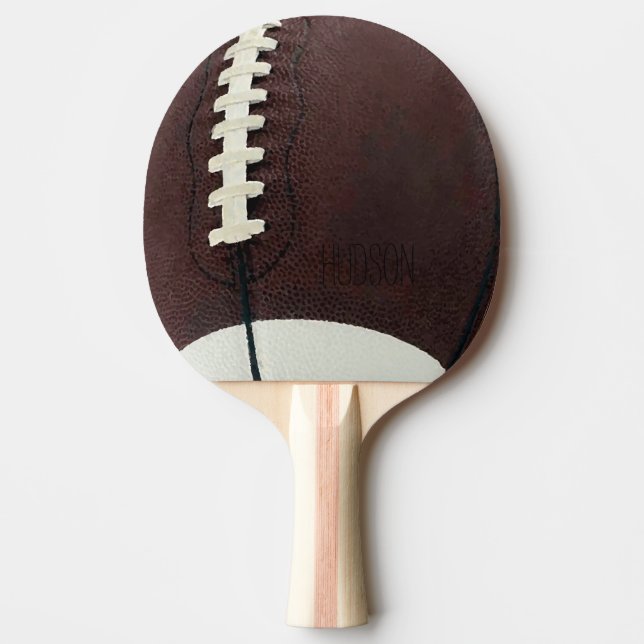 Personalised Football Ping Pong Paddle (Front)