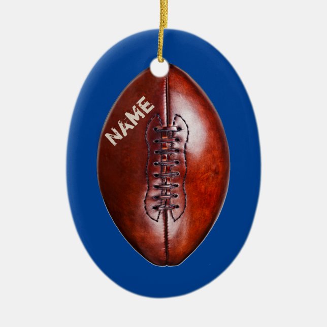 Personalised Football Team Gift Ideas, ORNAMENT (Front)