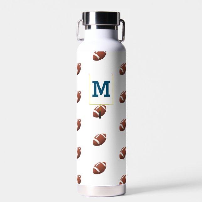 Personalised Football Themed Water Bottle (Front)