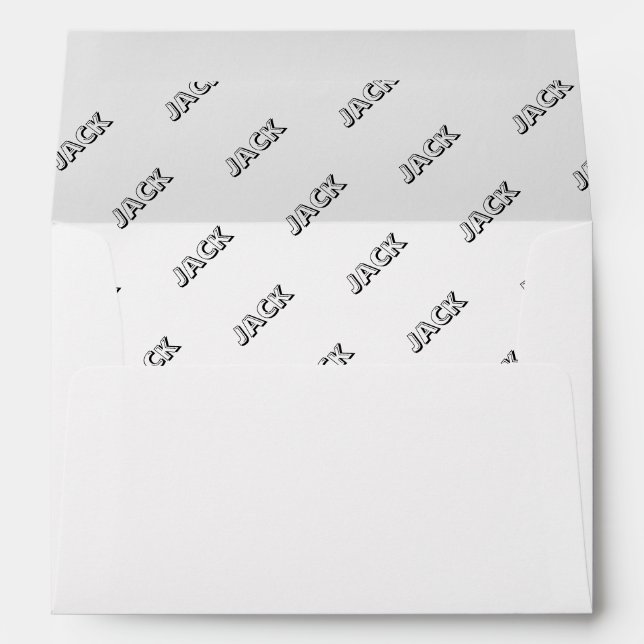 Personalised for baby shower envelope (Back (Bottom))