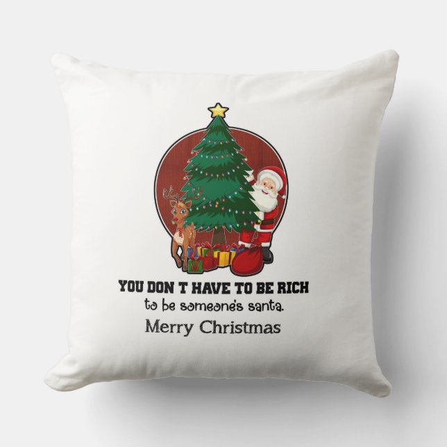 Personalised for Christmas Holiday Gifting Cushion (Front)