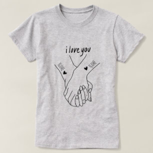 Personalised  for couples on the day of love T-Shirt