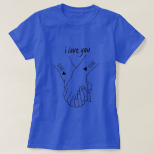 Personalised  for couples on the day of love T-Shirt