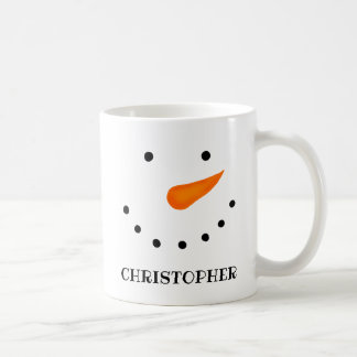 Personalised {for Long Names} Snowman Coffee Mug