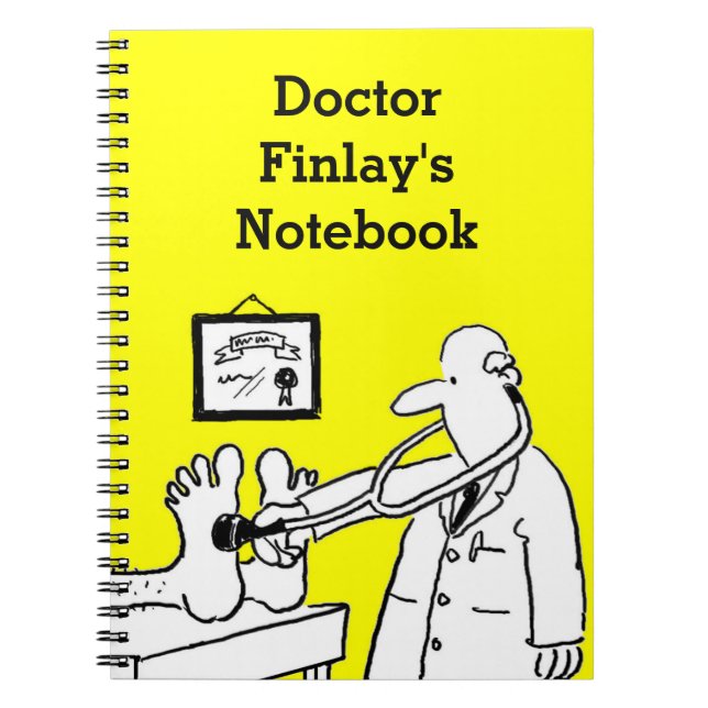 Personalised for Medical Practitioners Spiral Notebook (Front)