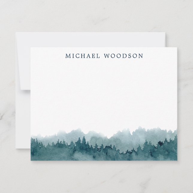 Personalised Forest  Card (Front)