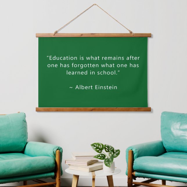 Personalised Forest Green 36x26 Inspirational Hanging Tapestry (Living Room)