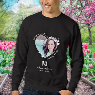 Personalised Forever In Our Hearts Photo Memorial  Sweatshirt