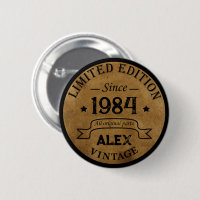 Personalised forty vintage 40th birthday party
