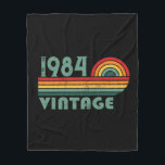 Personalised forty vintage 40th birthday party fleece blanket<br><div class="desc">Add some originality with this limited edition,  premium-quality,  and unique vintage-looking birthday graphic design featuring cool typography. It's a great gift idea for men,  women,  husbands,  wives,  girlfriends,  and boyfriends who will appreciate this one-of-a-kind piece of art. A fun and memorable holiday gift for your birthday celebration.</div>