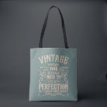 Personalised forty vintage 40th birthday party tote bag<br><div class="desc">Make your birthday special with this unique design. Add a touch of sophisticated elegance to your birthday celebration with our exquisite, one-of-a-kind designs. These graphics bring sophistication and originality to any product, creating a memorable and stylish gift. They are perfect for those who appreciate a touch of timeless glamour on...</div>