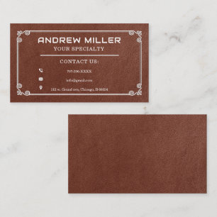 Personalised Founder Contact Information Cards