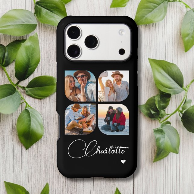 Personalised Four Photo Name Collage Gift (Creator Uploaded)
