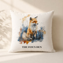 Personalised Fox Den Northwoods Cabin Style