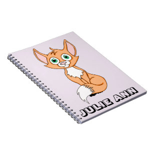 Personalised Foxy Roxy Notebook