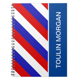 Personalised France Flag Notebook