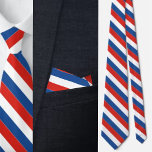 Personalised  France Flag Tie<br><div class="desc">Personalised France Flag necktie.</div>