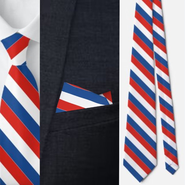 Personalised  France Flag Tie (Creator Uploaded)