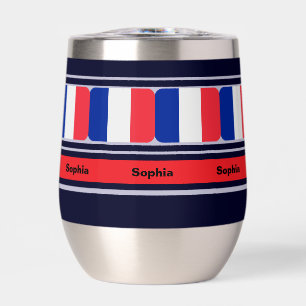 Personalised France Patriotic Flag